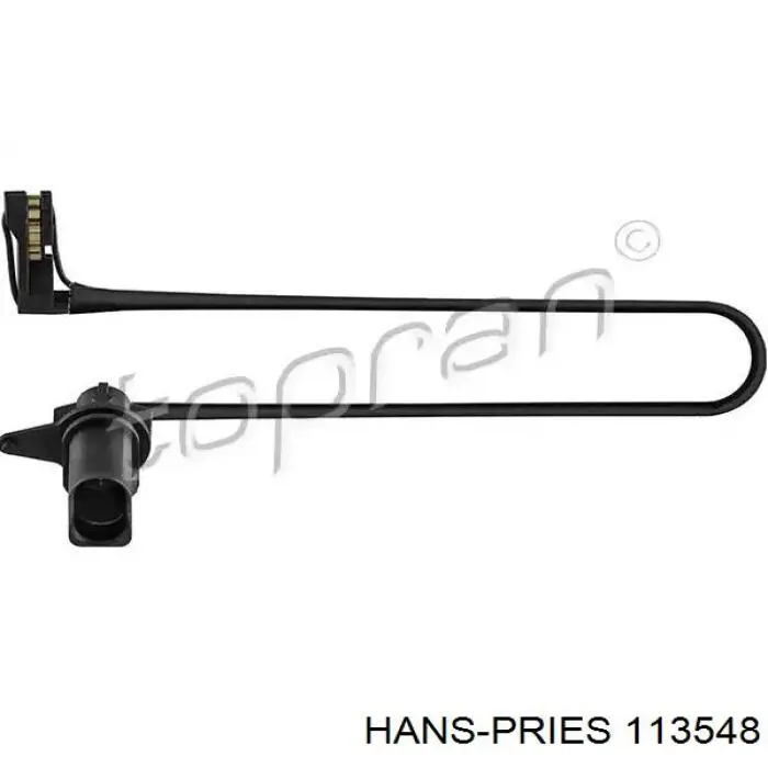 Czujnik zużycia klocków hamulcowych przedni Hans Pries (Topran) 113548 cena, od 5,22 USD