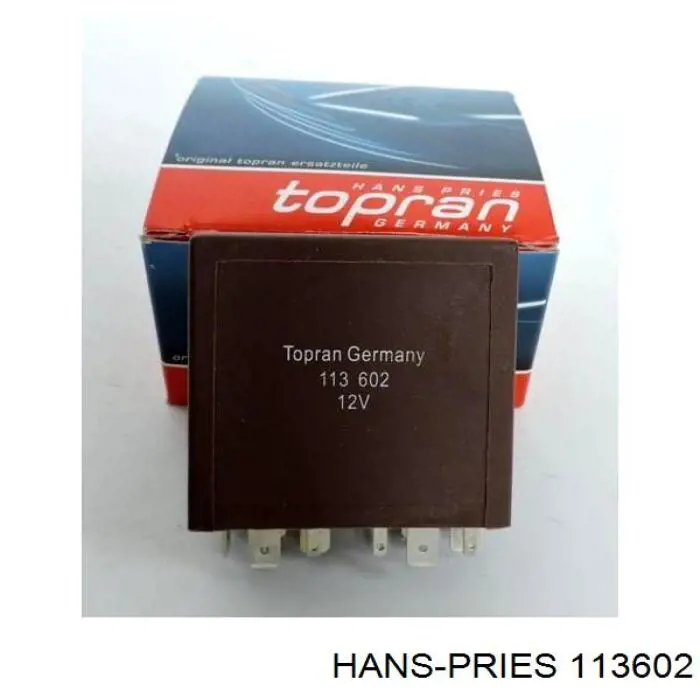 Przekaźnik sterownika wycieraczek Hans Pries (Topran) 113602 cena, od 32,35 USD