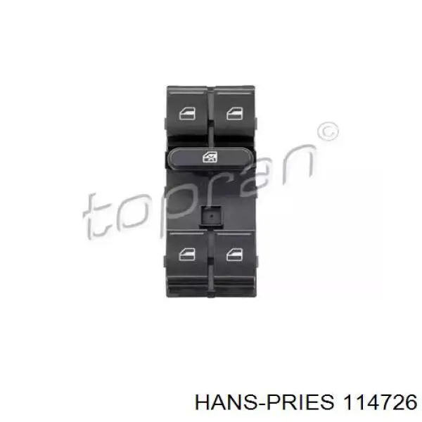 Panel przyciskowy sterowania podnośnikiem szyby przedni lewy Hans Pries (Topran) 114726 cena, od 25,60 USD