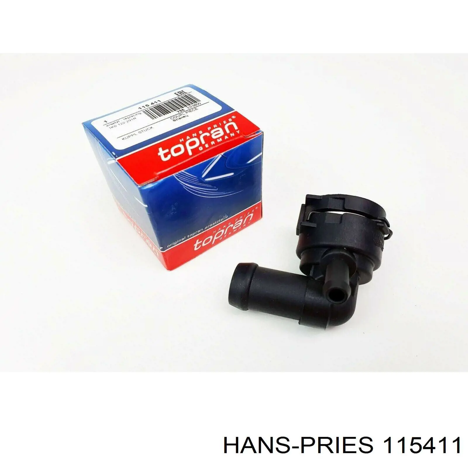 Kołnierz układu chłodzenia (trójnik) Hans Pries (Topran) 115411 cena, od 6,62 USD