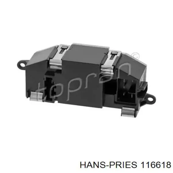 116618 Hans Pries (Topran) Rezystor wentylatora nagrzewnicy (ogrzewacza kabiny)