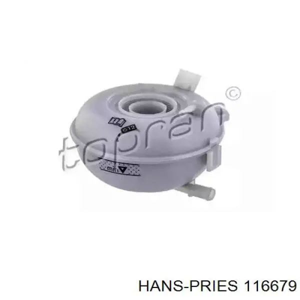Zbiorniczek wyrównawczy układu chłodzenia Hans Pries (Topran) 116679 cena, od 19,93 USD
