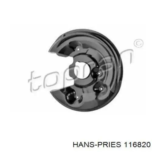 5189366AA Chrysler Osłona tarczy hamulcowej tylnej lewa