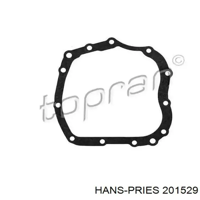 201529 Hans Pries (Topran) Uszczelka przedniej pokrywy automatycznej/manualnej skrzyni biegów