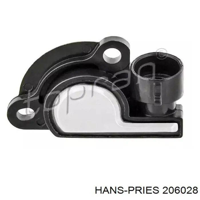 206028 Hans Pries (Topran) Czujnik położenia przepustnicy (potencjometr)