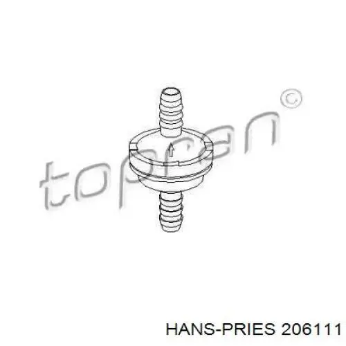 Zawór wzmacniacza podciśnieniowego hamulców Hans Pries (Topran) 206111 cena, od 4,95 USD