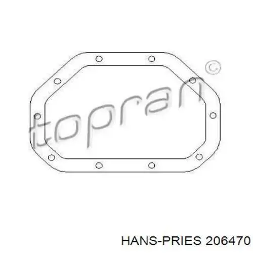 Uszczelka miski automatycznej/mechanicznej skrzyni biegów Hans Pries (Topran) 206470 cena, od 8,97 USD