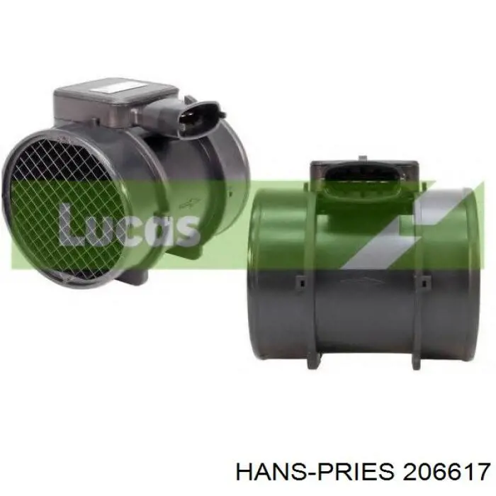 Czujnik przepływu powietrza, przepływomierz powietrza M.A.F. Hans Pries (Topran) 206617 cena, od 56,02 USD