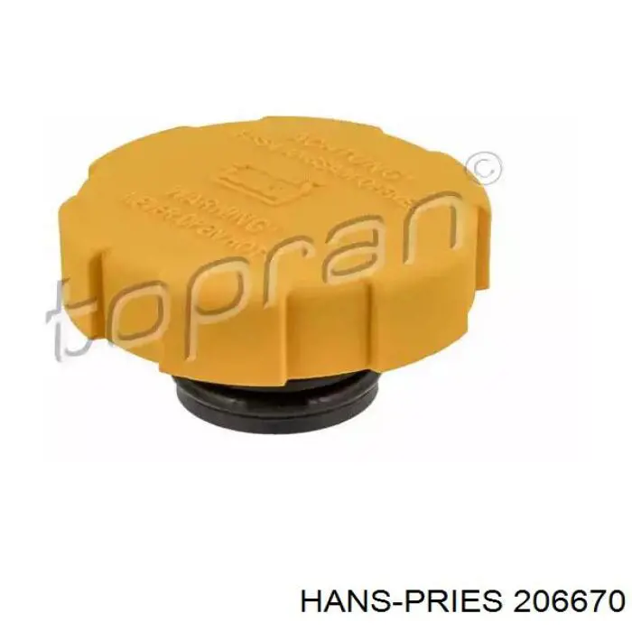 206670 Hans Pries (Topran) Pokrywa (korek) zbiornika wyrównawczego
