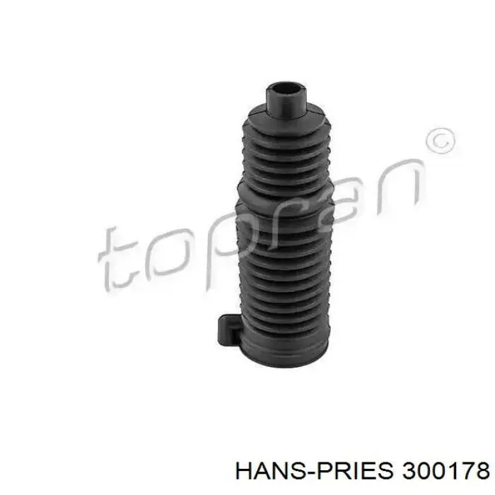 300178 Hans Pries (Topran) osłona mechanizmu kierowniczego (maglownicy)