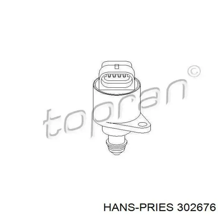 Do koszyka 302676 Hans Pries (Topran) Regulator biegu jałowego