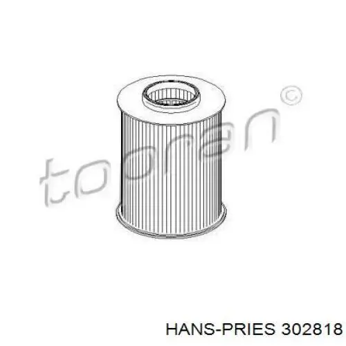 Do koszyka 302818 Hans Pries (Topran) Filtr powietrza