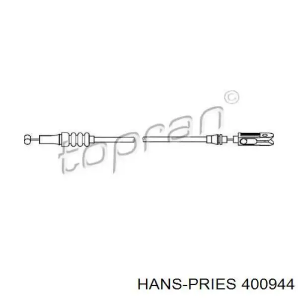Linka otwierania maski do Mercedes E  C124