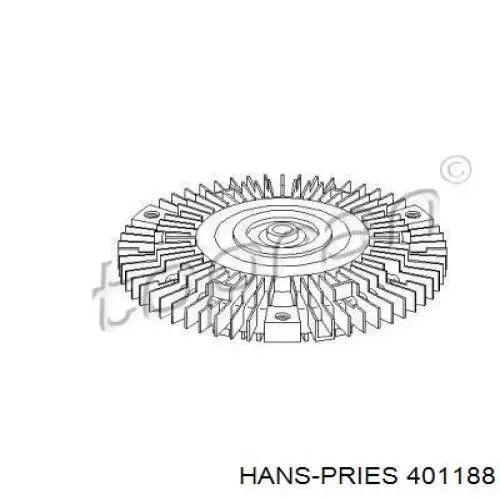 401188 Hans Pries (Topran) sprzęgło wiskotyczne wentylatora chłodzenia