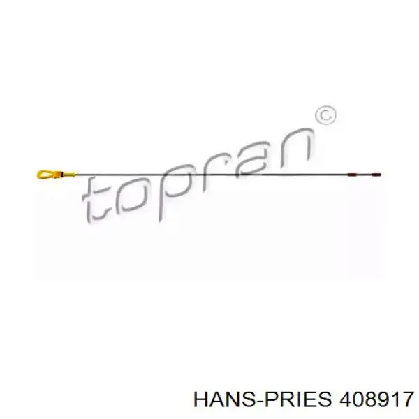 408917 Hans Pries (Topran) Bagnet poziomu oleju w silniku