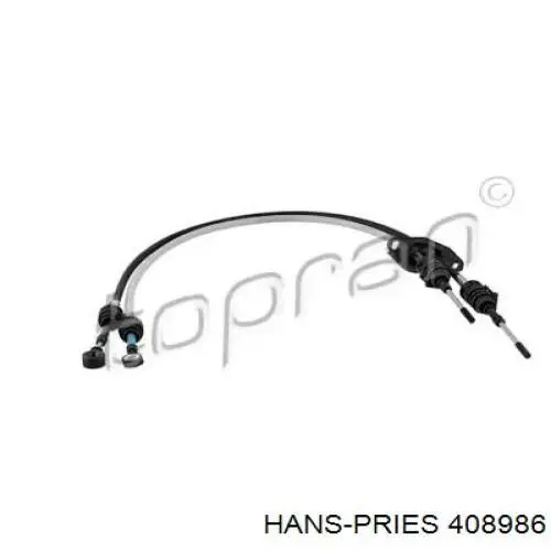 Linka dźwigni zmiany biegów podwójna Hans Pries (Topran) 408986 cena, od 65,49 USD
