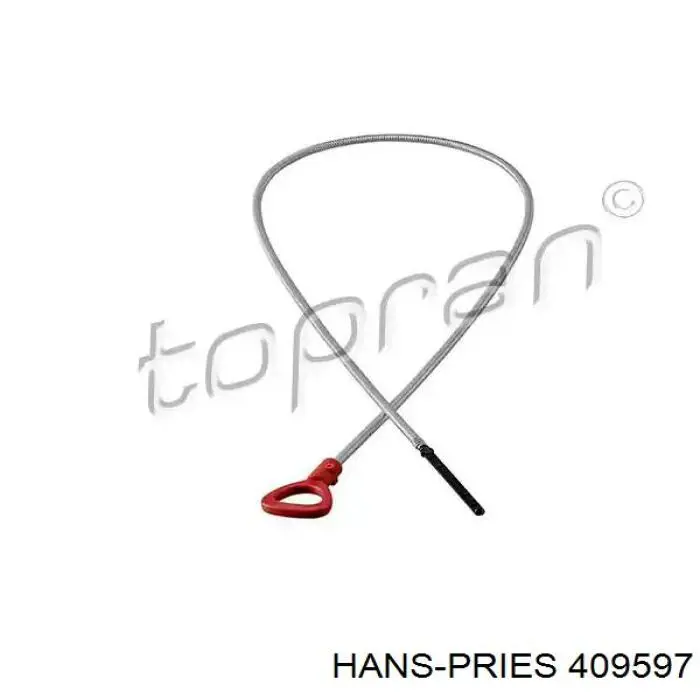 409597 Hans Pries (Topran) Bagnet poziomu oleju w automatycznej skrzyni biegów
