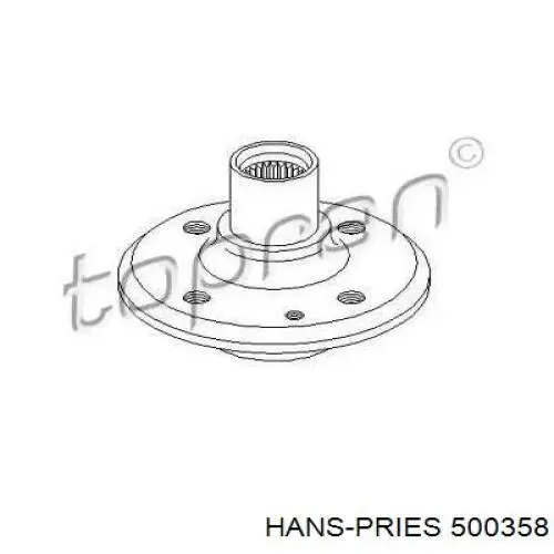Piasta tylna Hans Pries (Topran) 500358 cena, od 30,79 USD