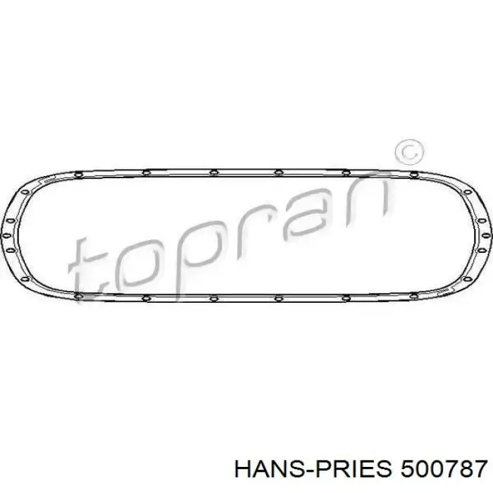 500787 Hans Pries (Topran) uszczelka miski automatycznej/mechanicznej skrzyni biegów