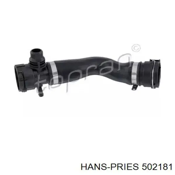 Przewód (króciec) chłodnicy górny Hans Pries (Topran) 502181 cena, od 34,81 USD
