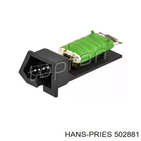 Rezystor wentylatora nagrzewnicy (ogrzewacza kabiny) Hans Pries (Topran) 502881 cena, od 15,94 USD
