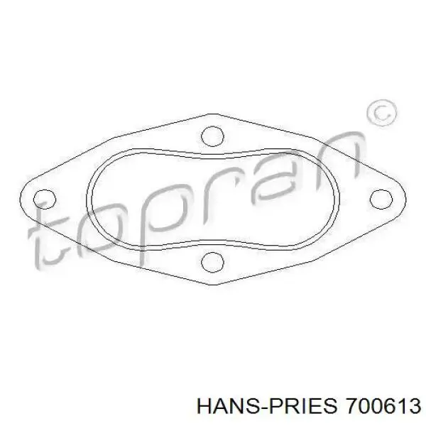Uszczelka rury odbiornika tłumika Hans Pries (Topran) 700613 cena, od 5,60 USD