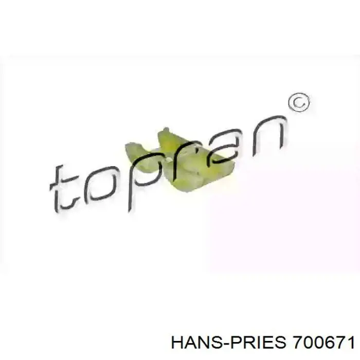 700671 Hans Pries (Topran) Tuleja osi widełek sprzęgła