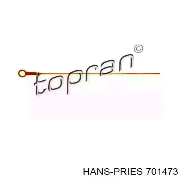 701473 Hans Pries (Topran) Bagnet poziomu oleju w silniku