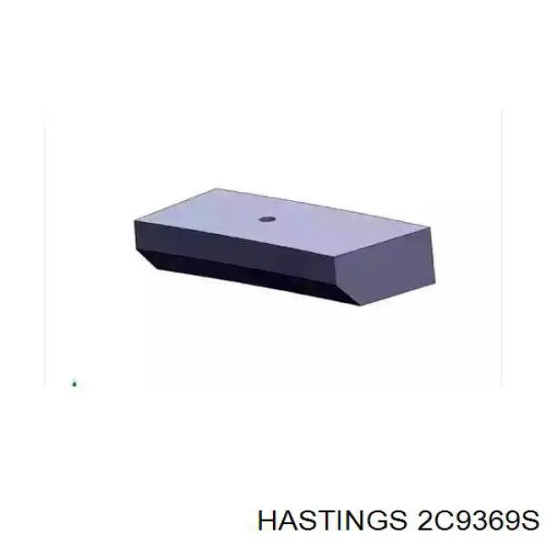 2C9369S Hastings Pierścienie tłokowe na 1 cylinder, STD.