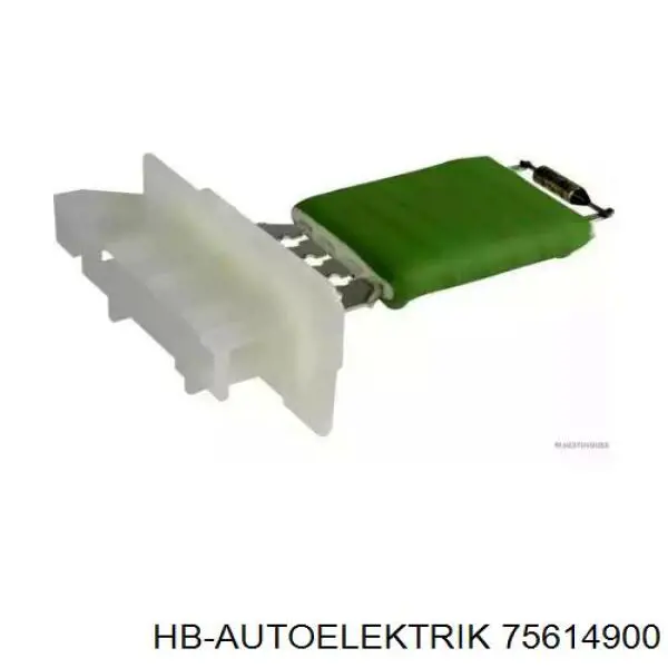 Rezystor wentylatora nagrzewnicy (ogrzewacza kabiny) HB Autoelektrik 75614900 cena, od 16,51 USD