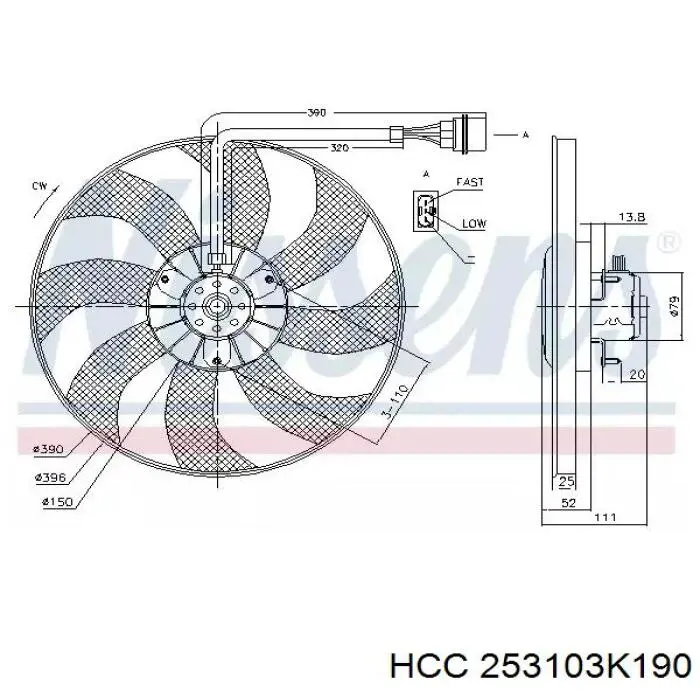 Chłodnica silnika HC253103K190 Mando