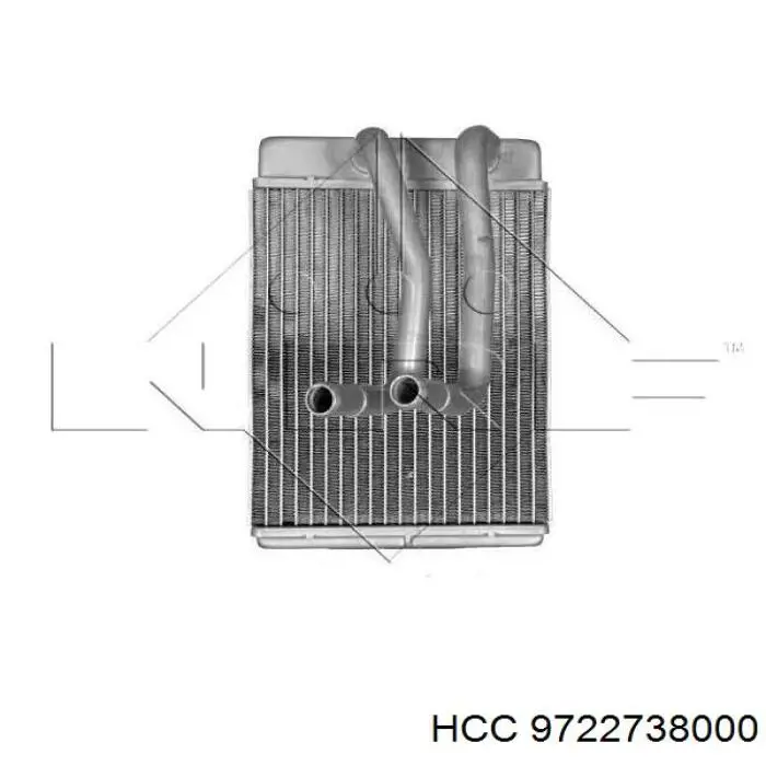 9722738000 HCC Chłodnica nagrzewnicy (ogrzewacza)