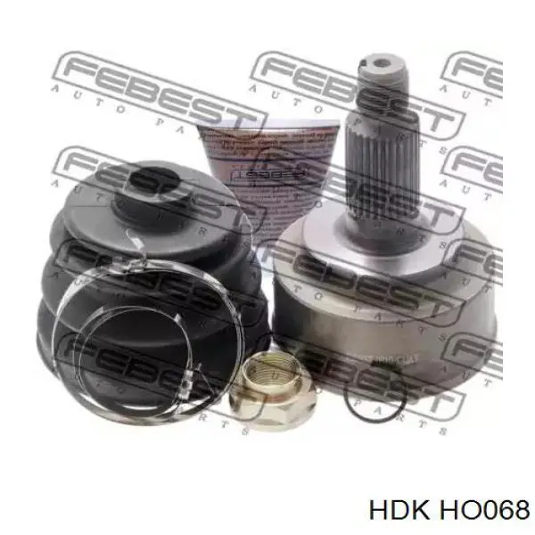 Przegub homokinetyczny przedni zewnętrzny HDK HO068 cena, od 46,14 USD