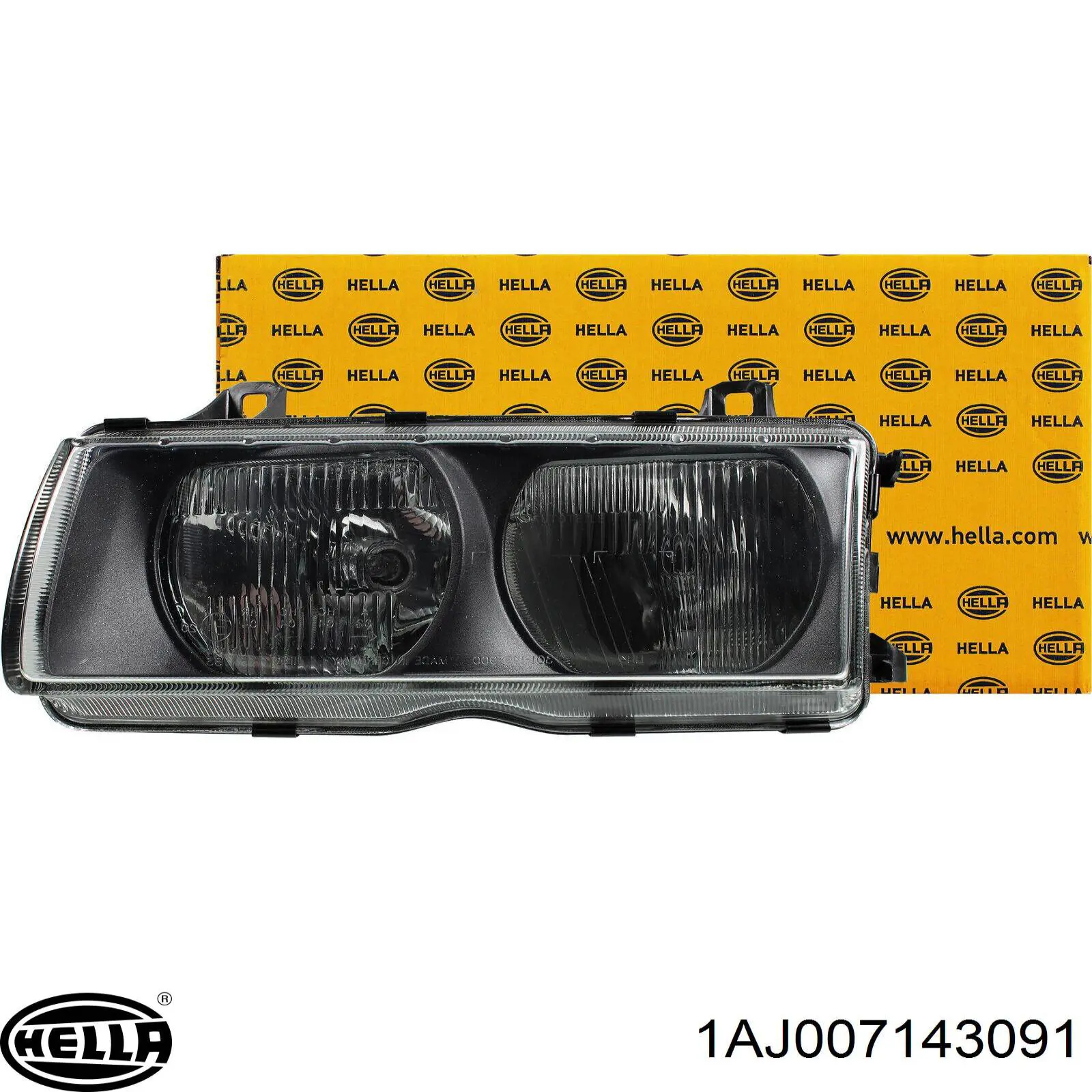 Reflektor lewy HELLA 1AJ007143091 cena, od 141,31 USD