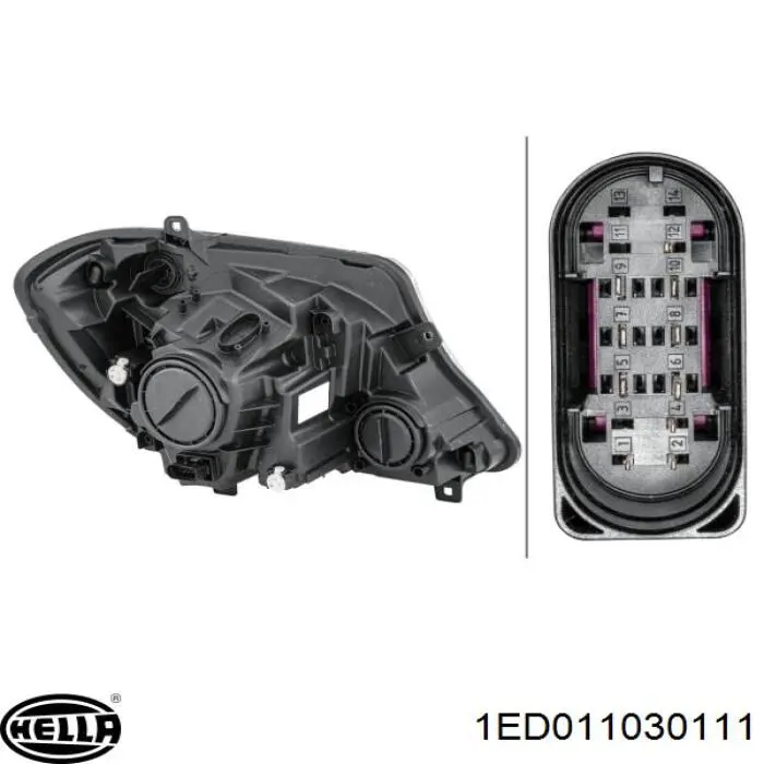 Reflektor lewy Mercedes 9068202361