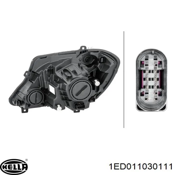 9068202361 Mercedes Reflektor lewy