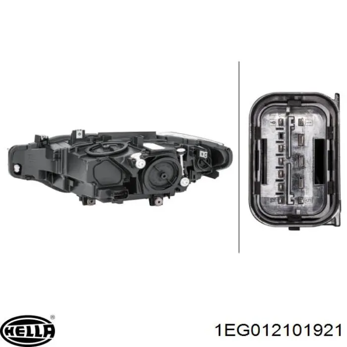 Do koszyka 63117365596 BMW Reflektor prawy