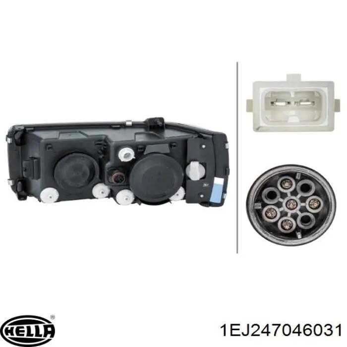 Reflektor lewy Depo/Loro 4501101LLDEM cena, od 100,42 USD