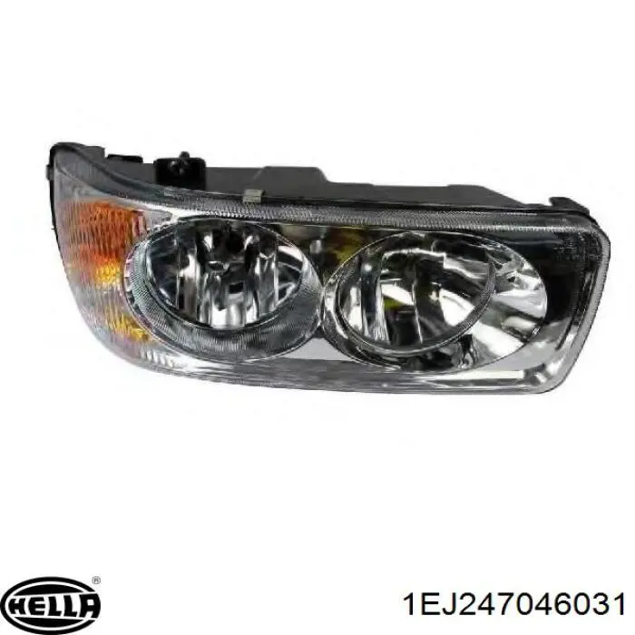 Do koszyka 4501101LLDEM Depo/Loro Reflektor lewy