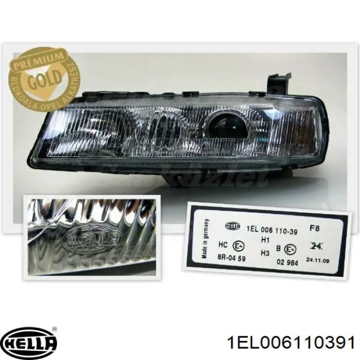 Reflektor lewy do Opel Calibra  85
