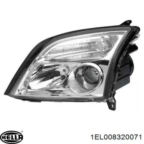 Reflektor lewy 93171428 General Motors