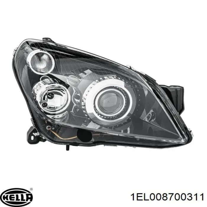 Do koszyka 93190388 General Motors Reflektor lewy