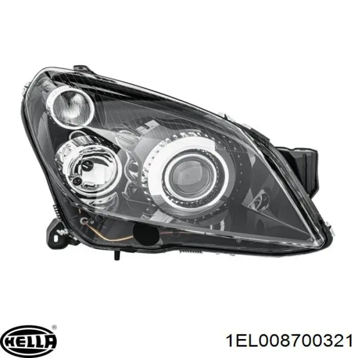 Reflektor prawy General Motors 93190389 cena, od 250,62 USD