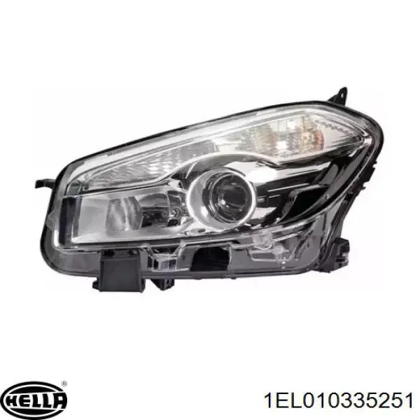 Do koszyka 26060BR62A Nissan/Infiniti Reflektor lewy