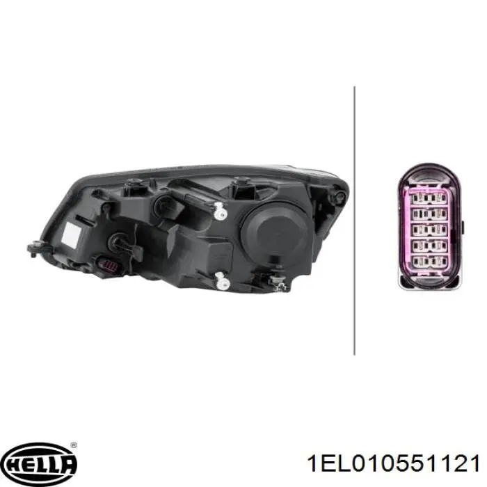 Reflektor prawy VAG 2K5941006B cena, od 221,74 USD