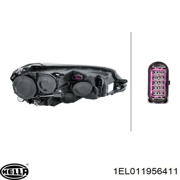 Reflektor lewy VAG 5G1941029 cena, od 201,24 USD