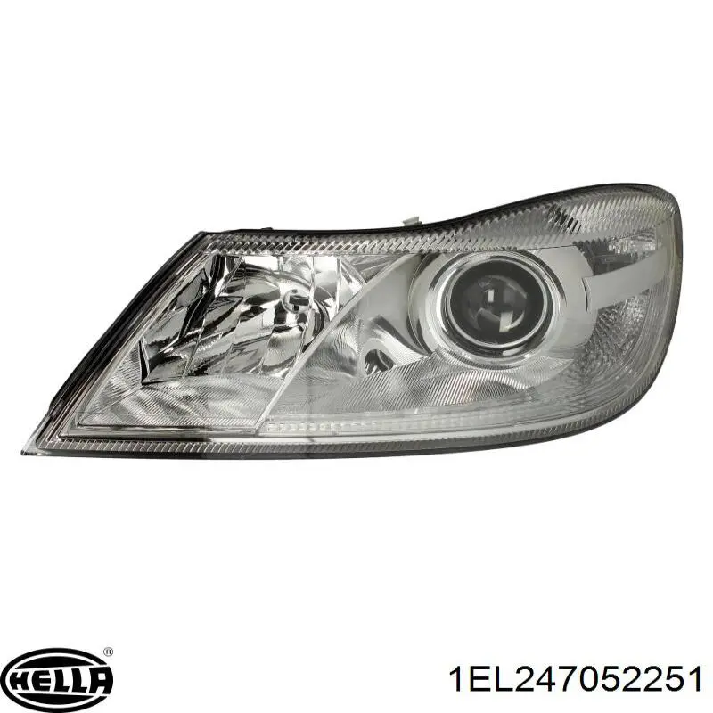 Reflektor lewy HELLA 1EL247052251 cena, od 171,75 USD