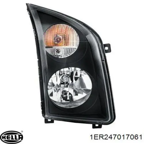 Do koszyka 20C351052B TYC Reflektor prawy