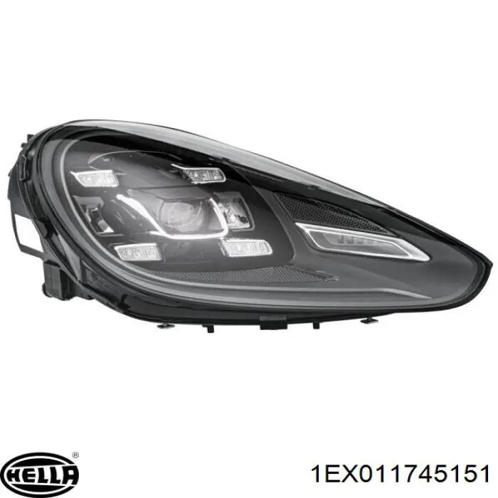 Reflektor lewy Porsche Cayenne II SUV (92A) (2010 - 2026) cena, od 1270,53 USD