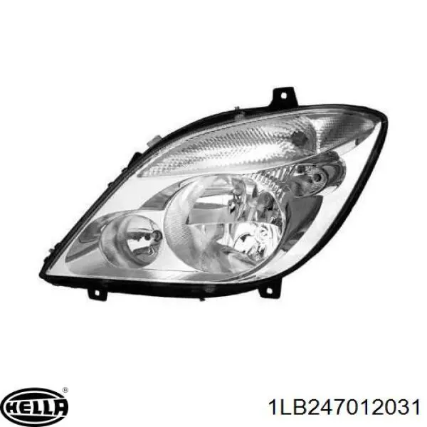 Reflektor lewy Mercedes A9068200361 cena, od 175,36 USD